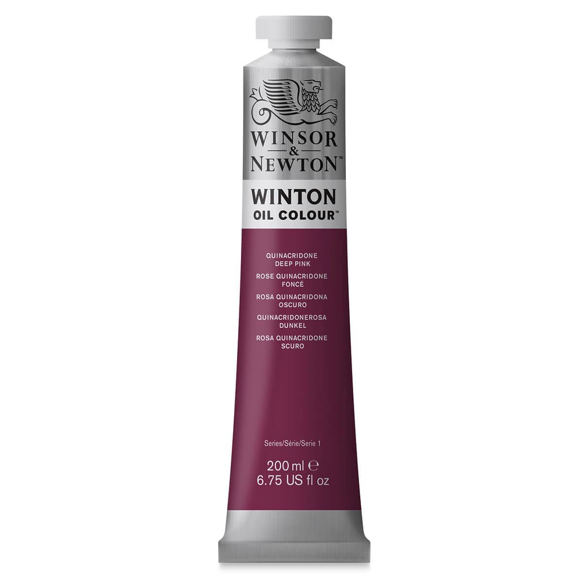 WINSOR & NEWTON WINTON WINSOR & NEWTON 200ml Winton Oils Quinaridone Deep Pink 250