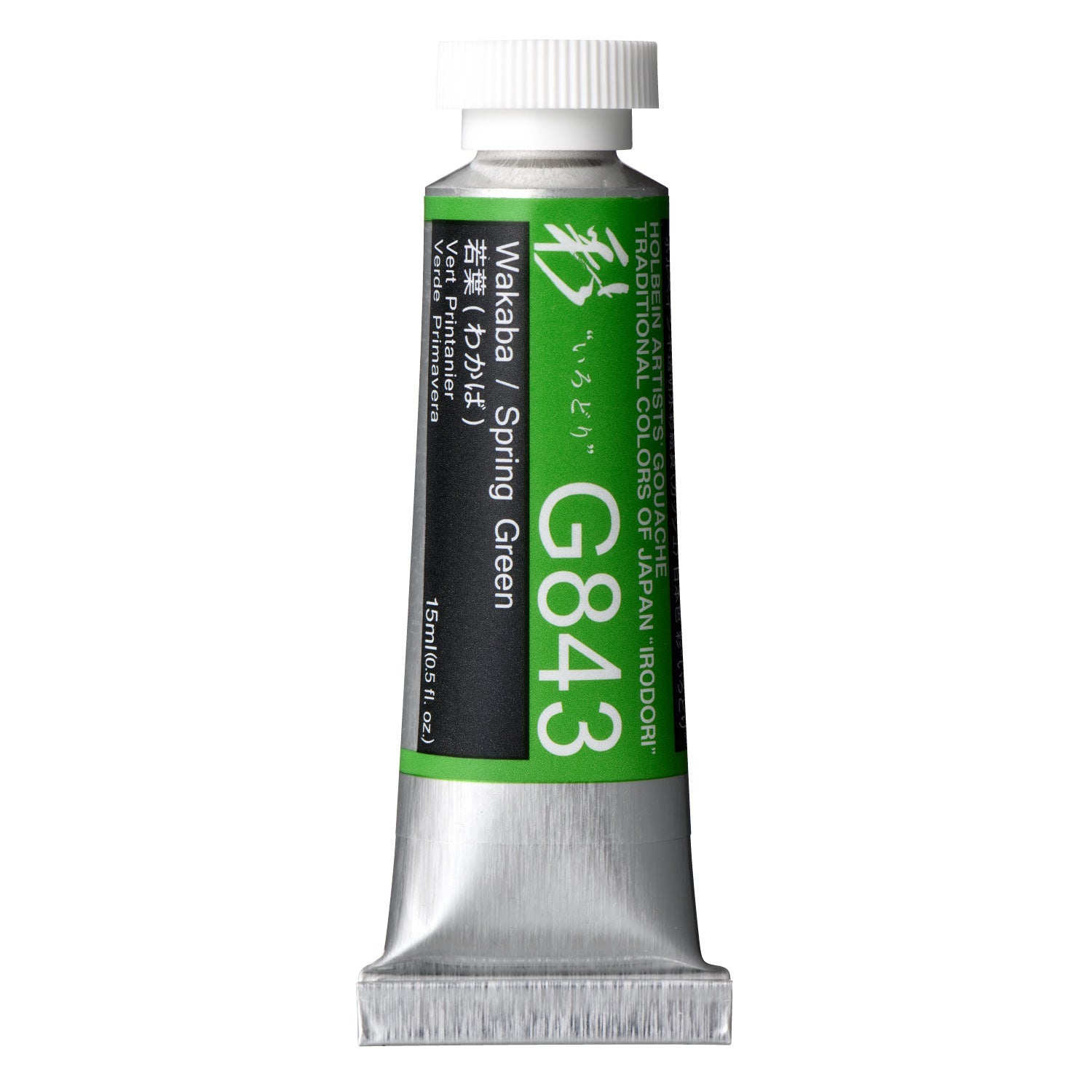 Holbein Artist Gouache Irodori G843 Spring Green 15ml