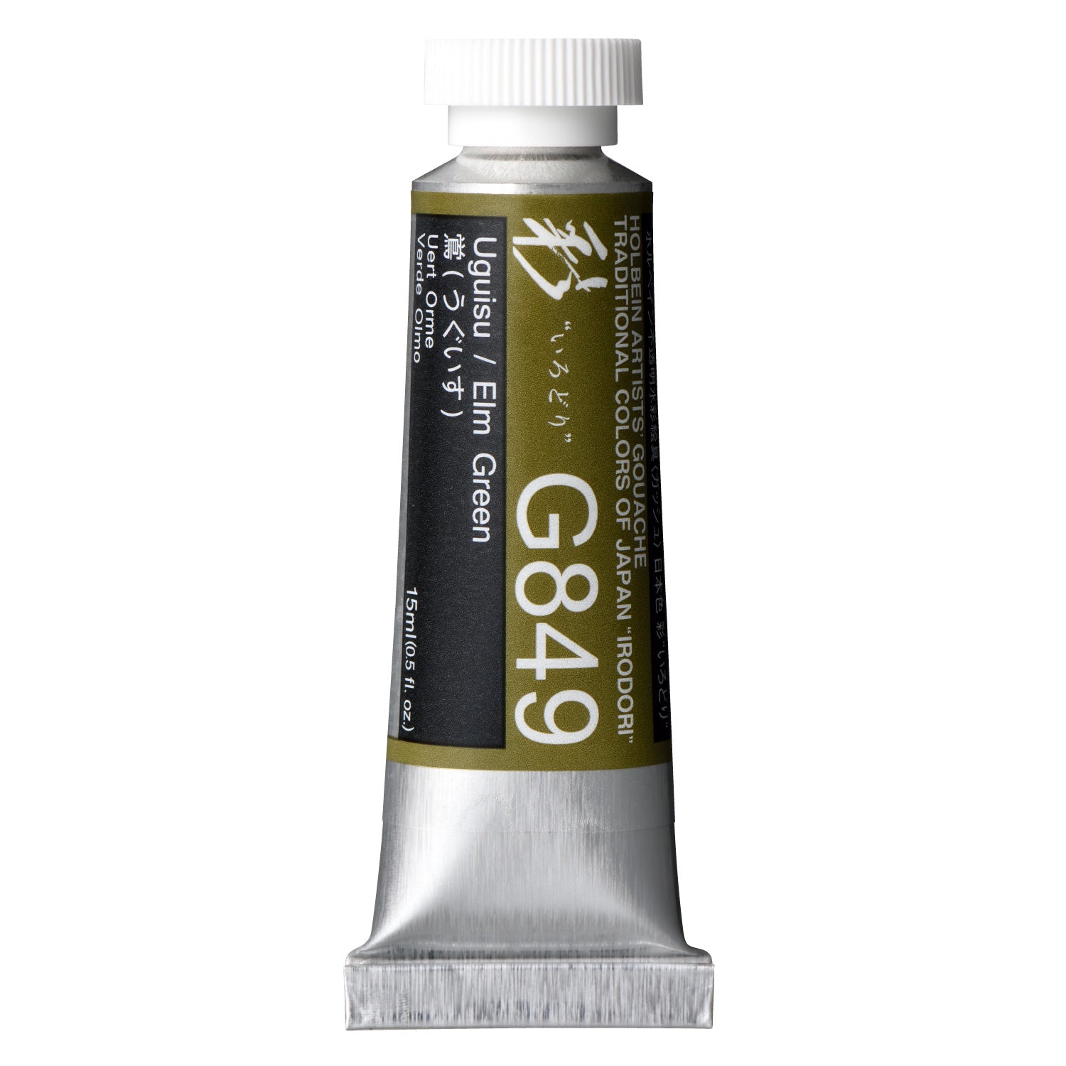 Holbein Artist Gouache Irodori G849 Elm Green 15ml