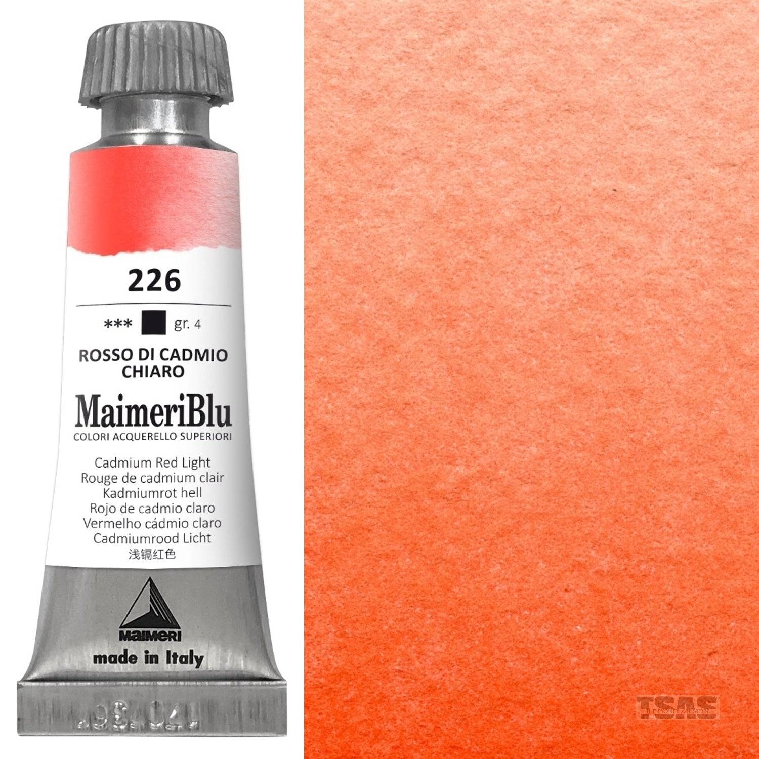 MAIMERI BLU MAIMERI BLU 226 Maimeri Blu 12ml Cadmium Red Light