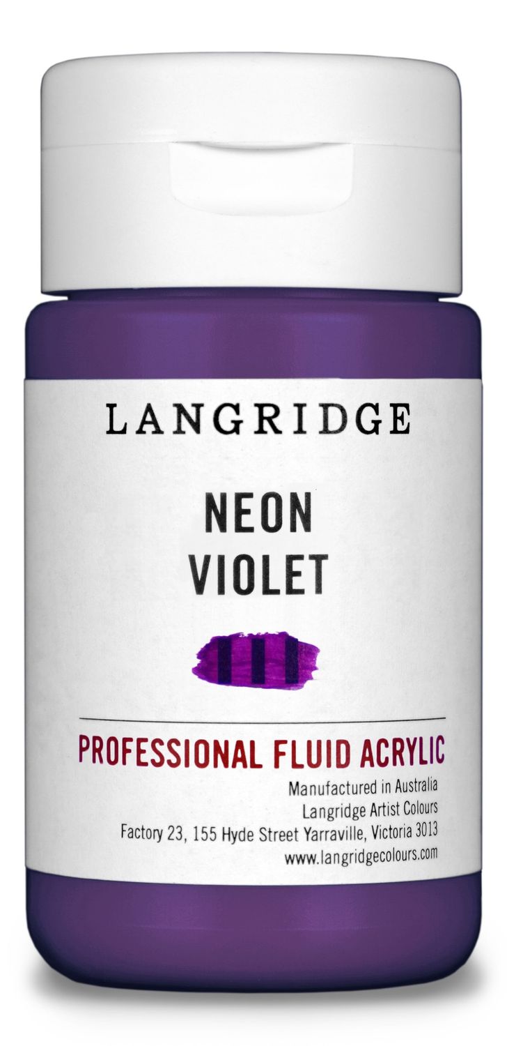 Langridge Neon Violet Fluid Acrylic
