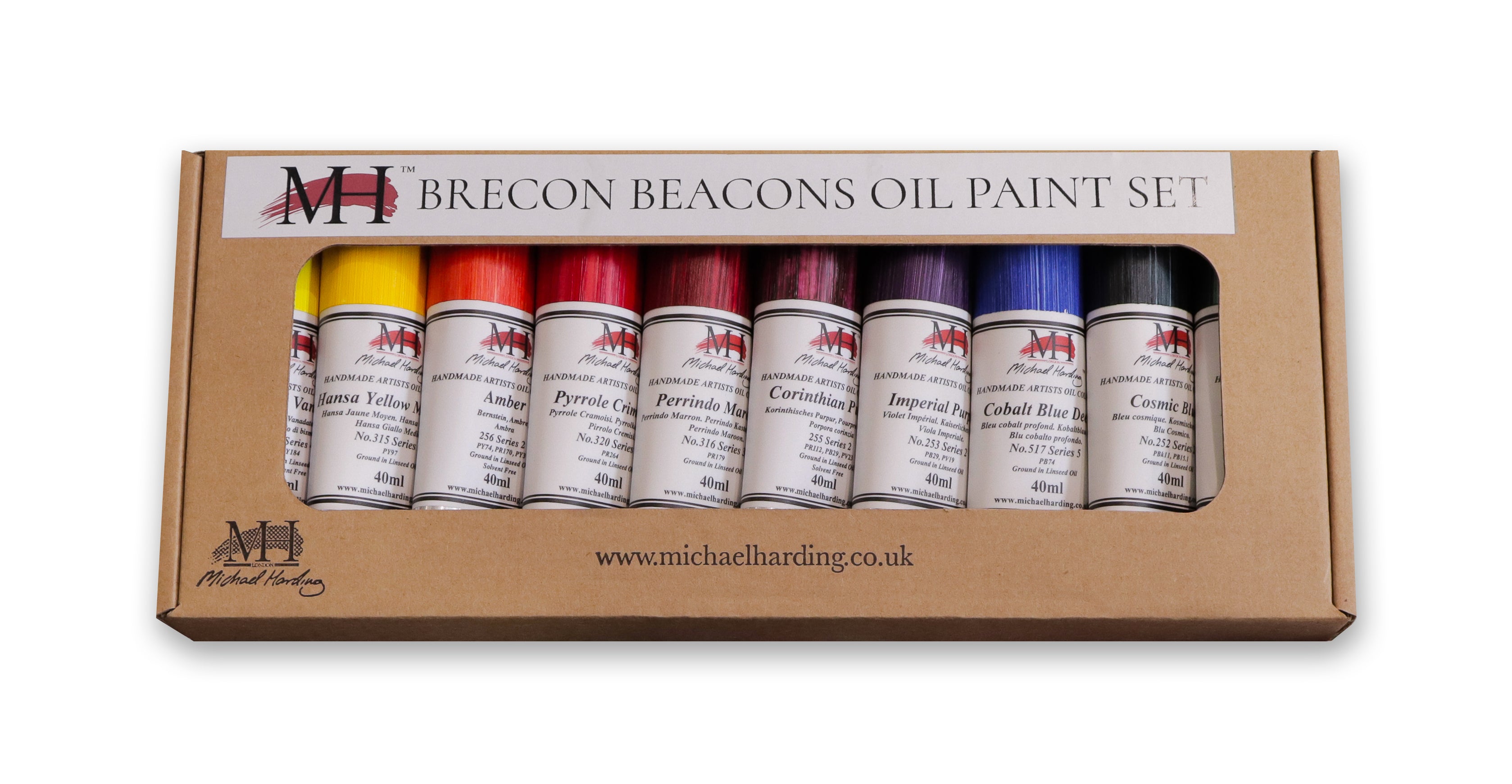 Michael Harding Oil Paints Brecon Beacons Set (10 Tube) 40ml