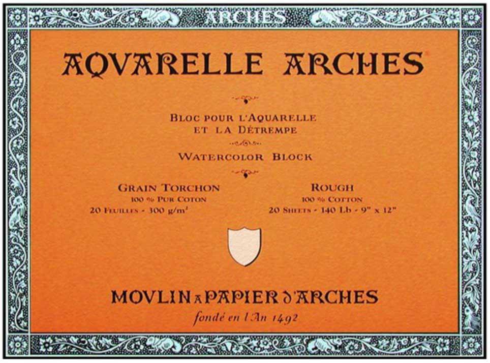ARCHES BLOCKS ARCHES 300gsm / Rough / 28x36cm Arches Watercolour Blocks