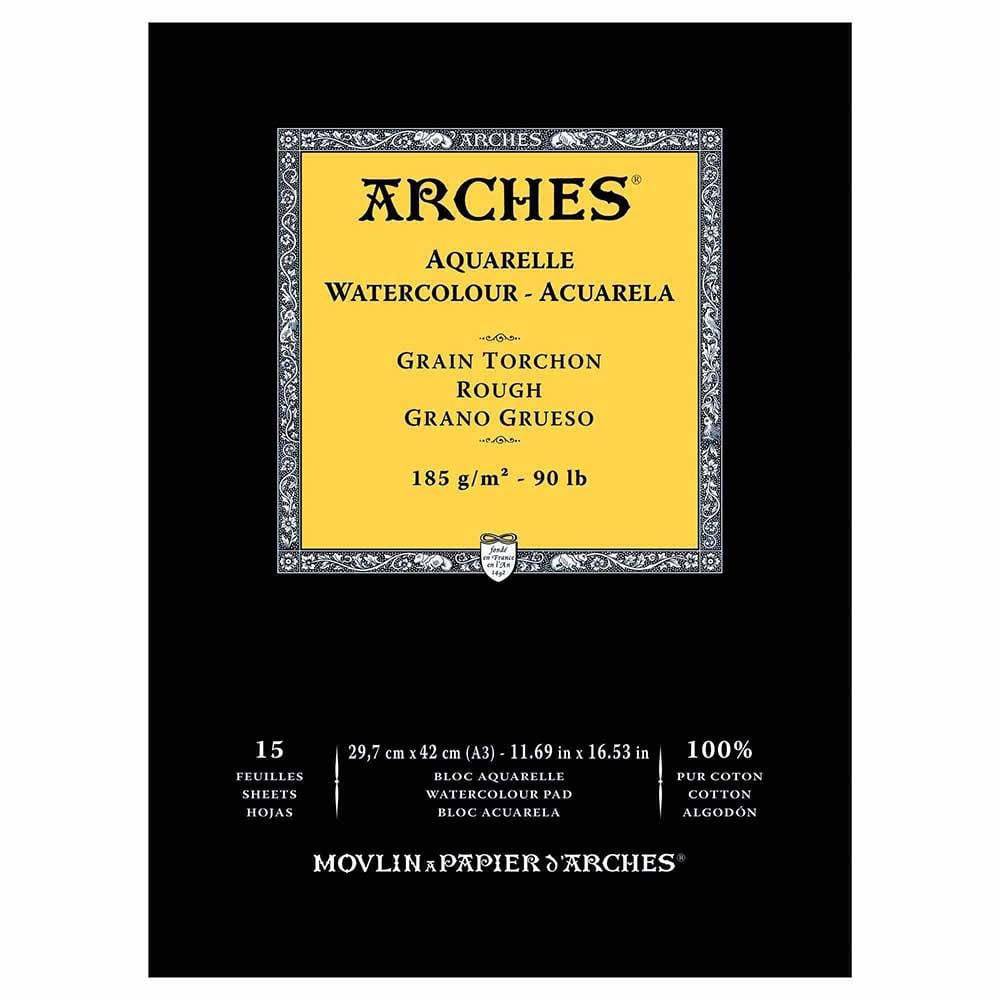 ARCHES PADS ARCHES A3 (297x420mm) 185gsm - Rough (RGH) Arches Watercolour Pads