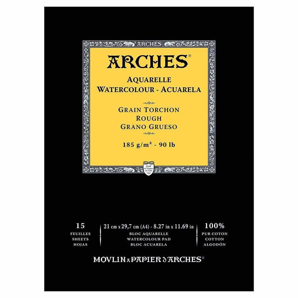 ARCHES PADS ARCHES A4 (210x297mm) 185gsm - Rough (RGH) Arches Watercolour Pads