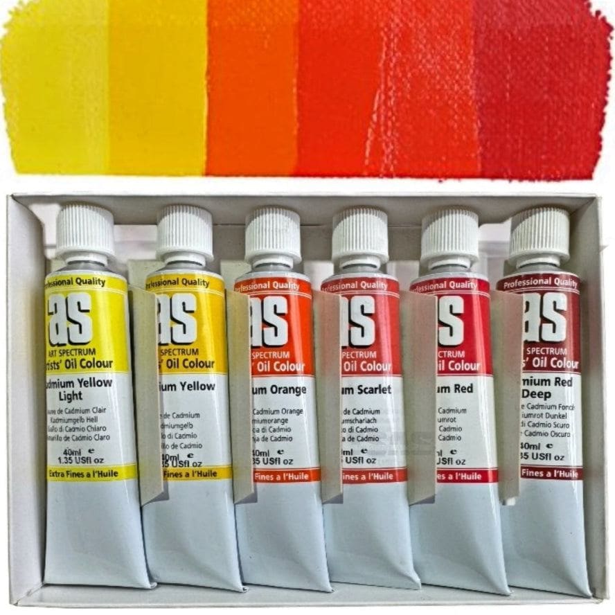 ART SPECTRUM OILS ART SPECTRUM Art Spectrum® Artists’ Oil Set 6x Cadmiums