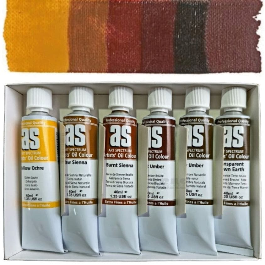 ART SPECTRUM OILS ART SPECTRUM Art Spectrum® Artists’ Oil Set 6x Earths