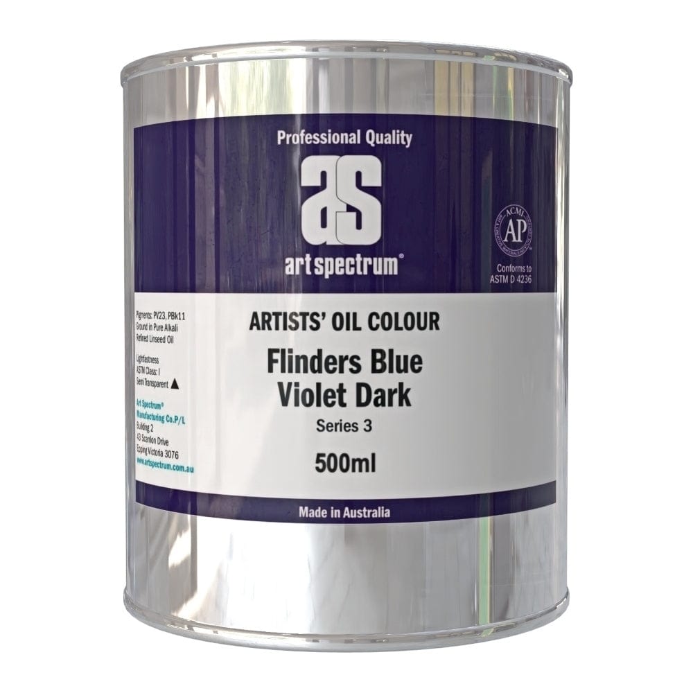 ART SPECTRUM OILS ART SPECTRUM 500ml Art Spectrum Flinders Blue Violet Dark