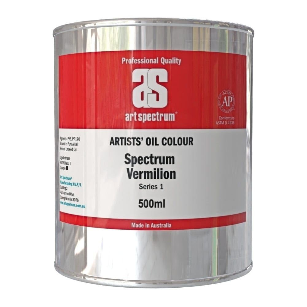 ART SPECTRUM OILS ART SPECTRUM 500ml Art Spectrum - Spectrum Vermillion