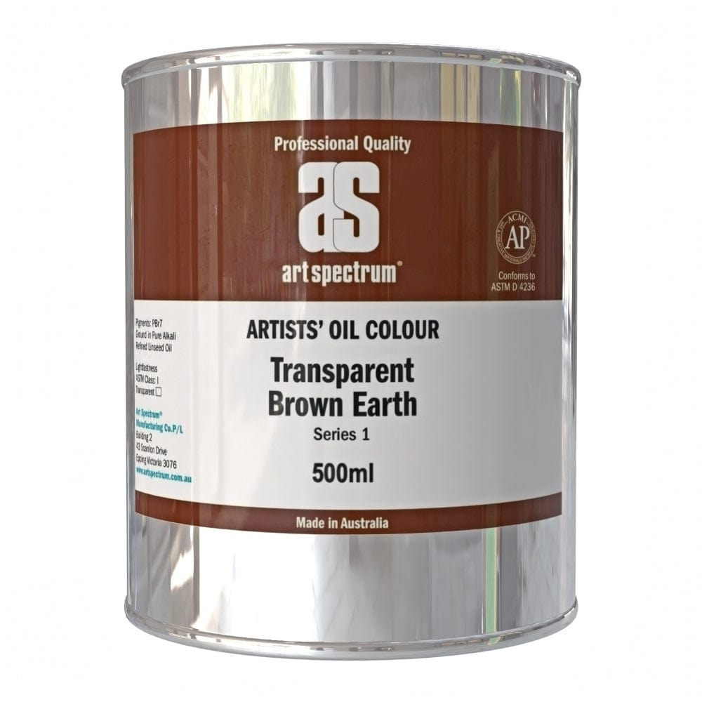 ART SPECTRUM OILS ART SPECTRUM 500ml Art Spectrum Transparent Brown Earth