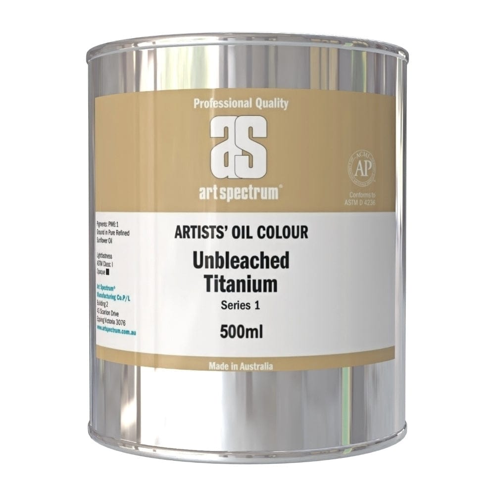 ART SPECTRUM OILS ART SPECTRUM 500ml Art Spectrum Unbleached Titanium