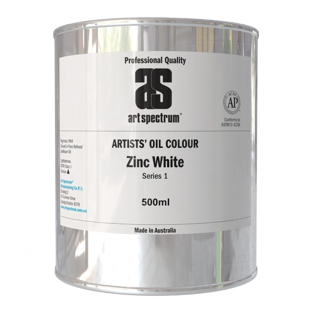 ART SPECTRUM OILS ART SPECTRUM 500ml Art Spectrum Zinc White