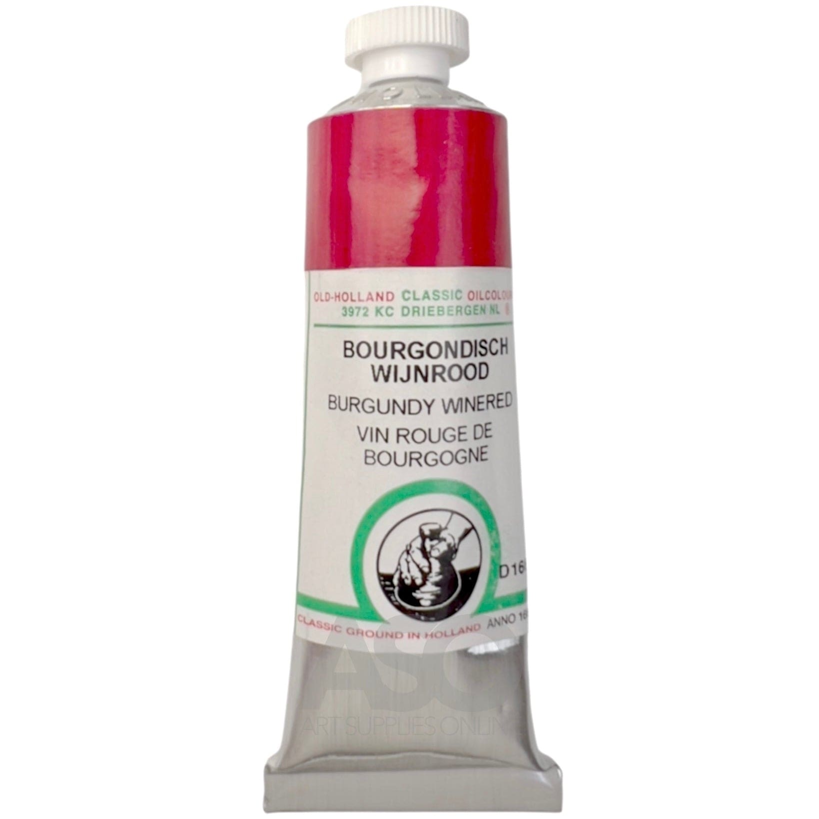 OLD HOLLAND OLD HOLLAND D166 Old Holland Oil Colour Burgundy Wine Red