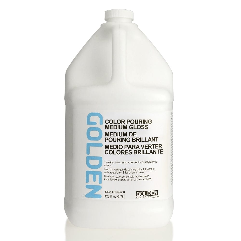 GOLDEN MEDIUMS GOLDEN 3.78 Litre Golden Colour Pouring Medium Gloss
