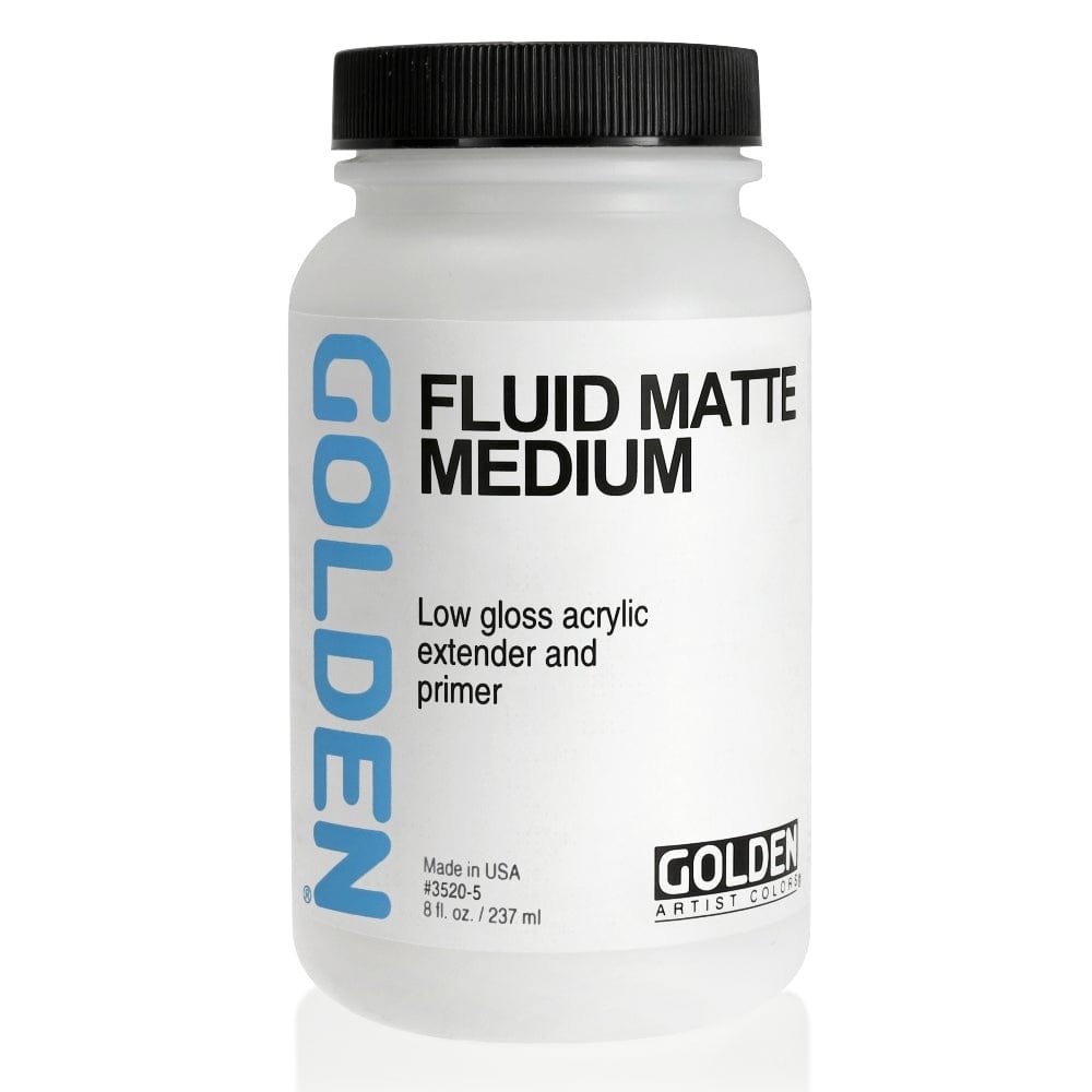 GOLDEN MEDIUMS GOLDEN 236ml Golden Fluid Matte Medium