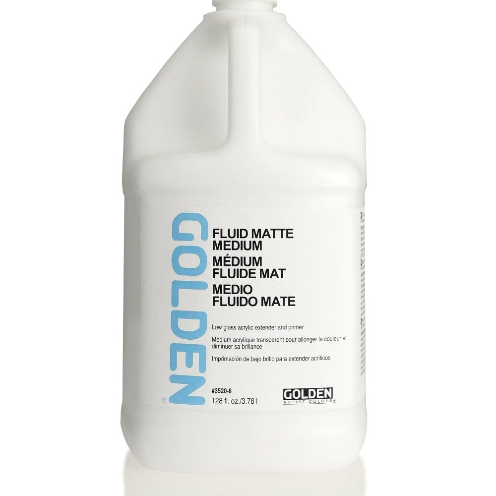 GOLDEN MEDIUMS GOLDEN 3.78 Litre Golden Fluid Matte Medium