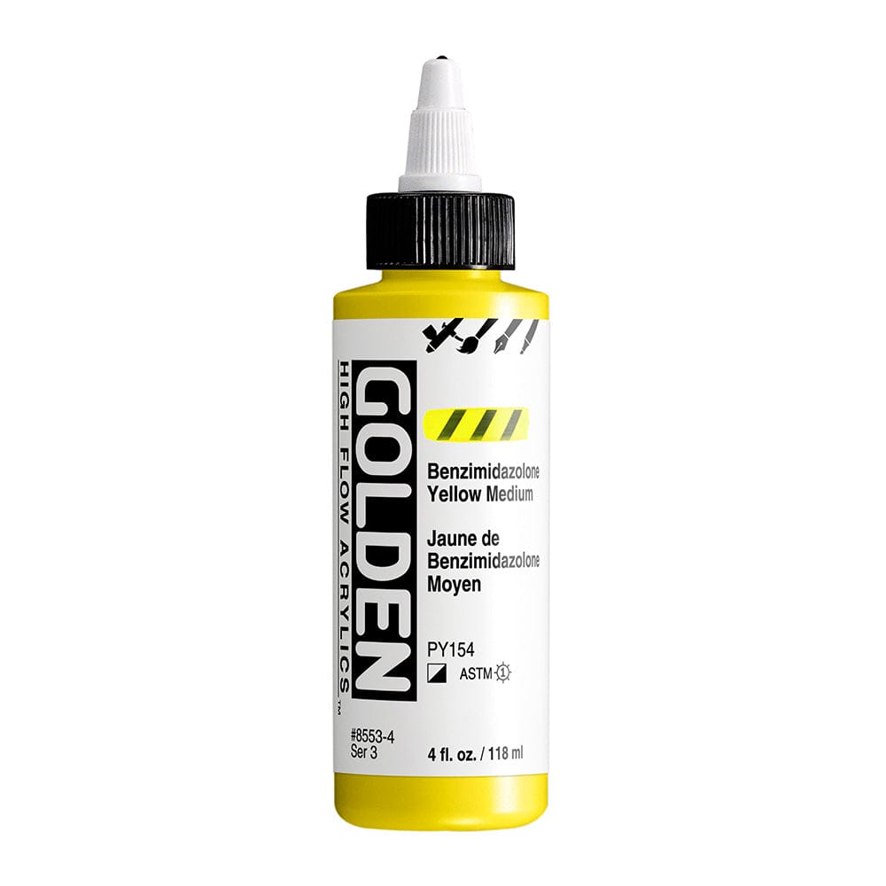 GOLDEN HIGH FLOW GOLDEN 118ml Golden HIGH FLOW Benzimidazolone Yellow Medium