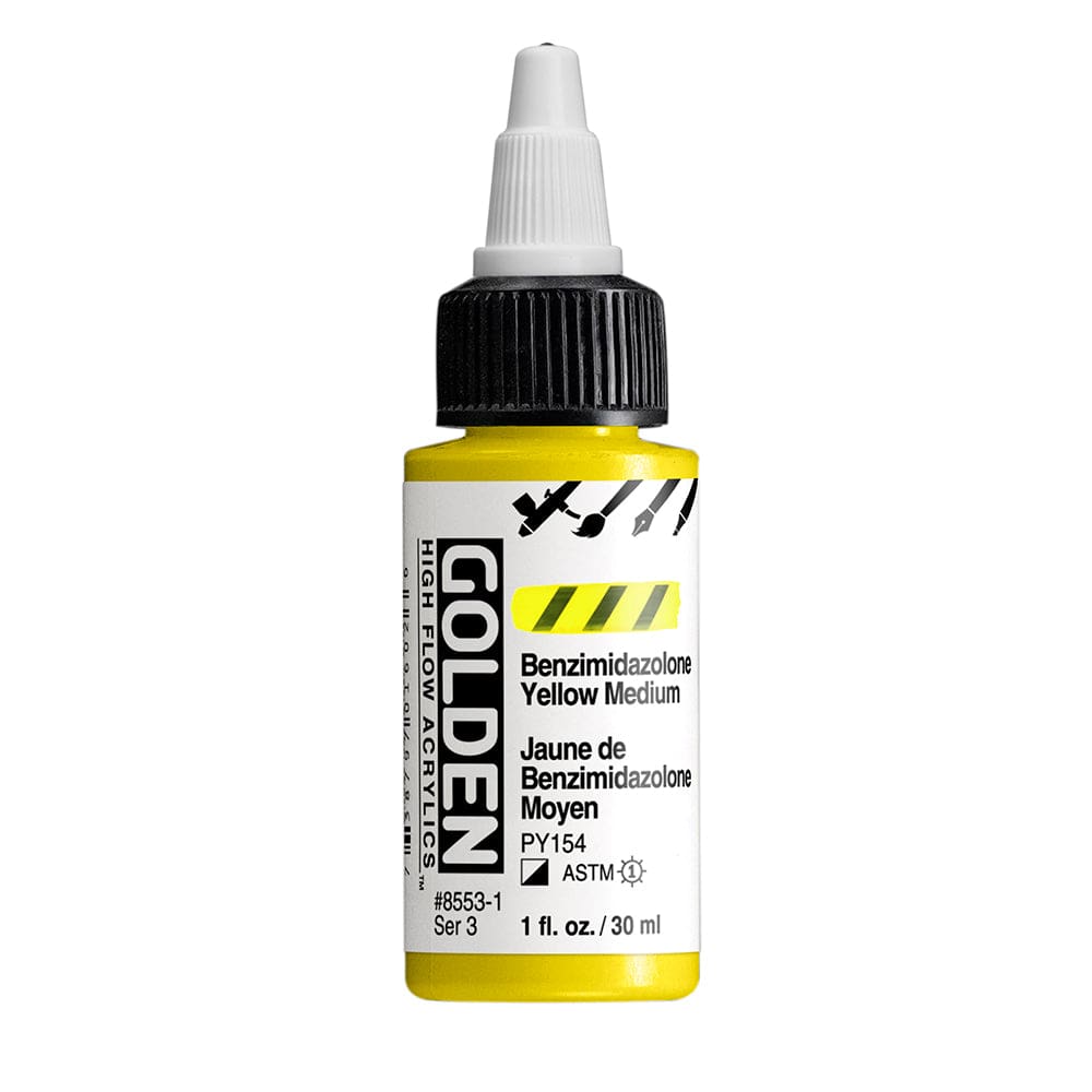 GOLDEN HIGH FLOW GOLDEN 30ml Golden HIGH FLOW Benzimidazolone Yellow Medium