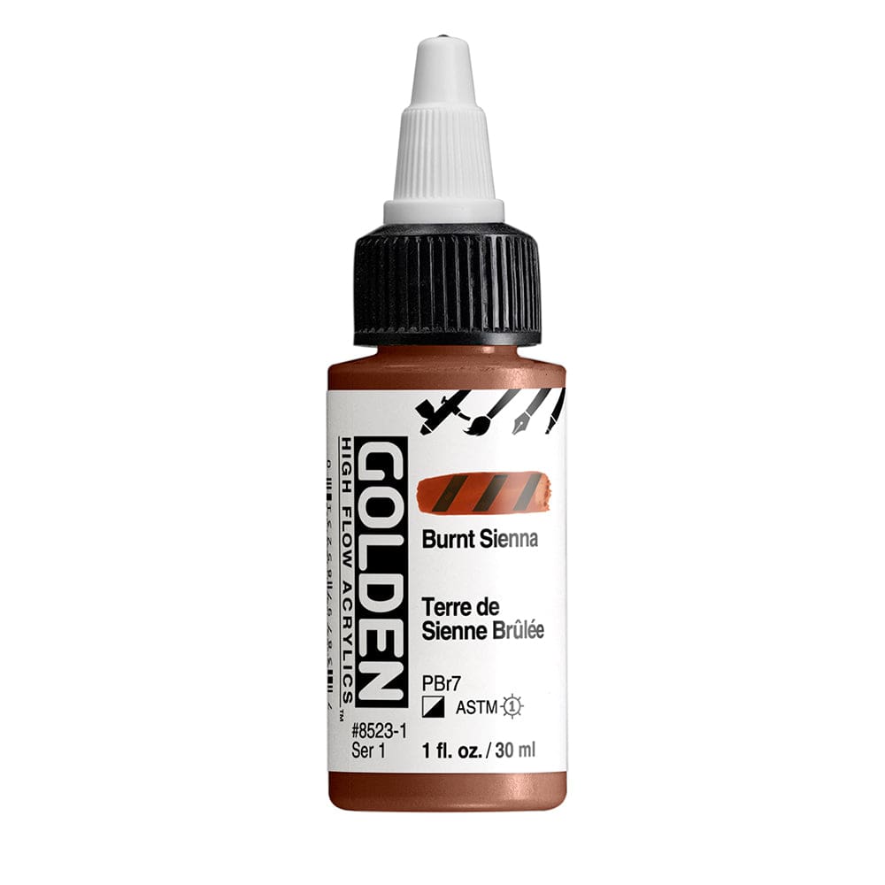 GOLDEN HIGH FLOW GOLDEN 30ml Golden HIGH FLOW Burnt Sienna