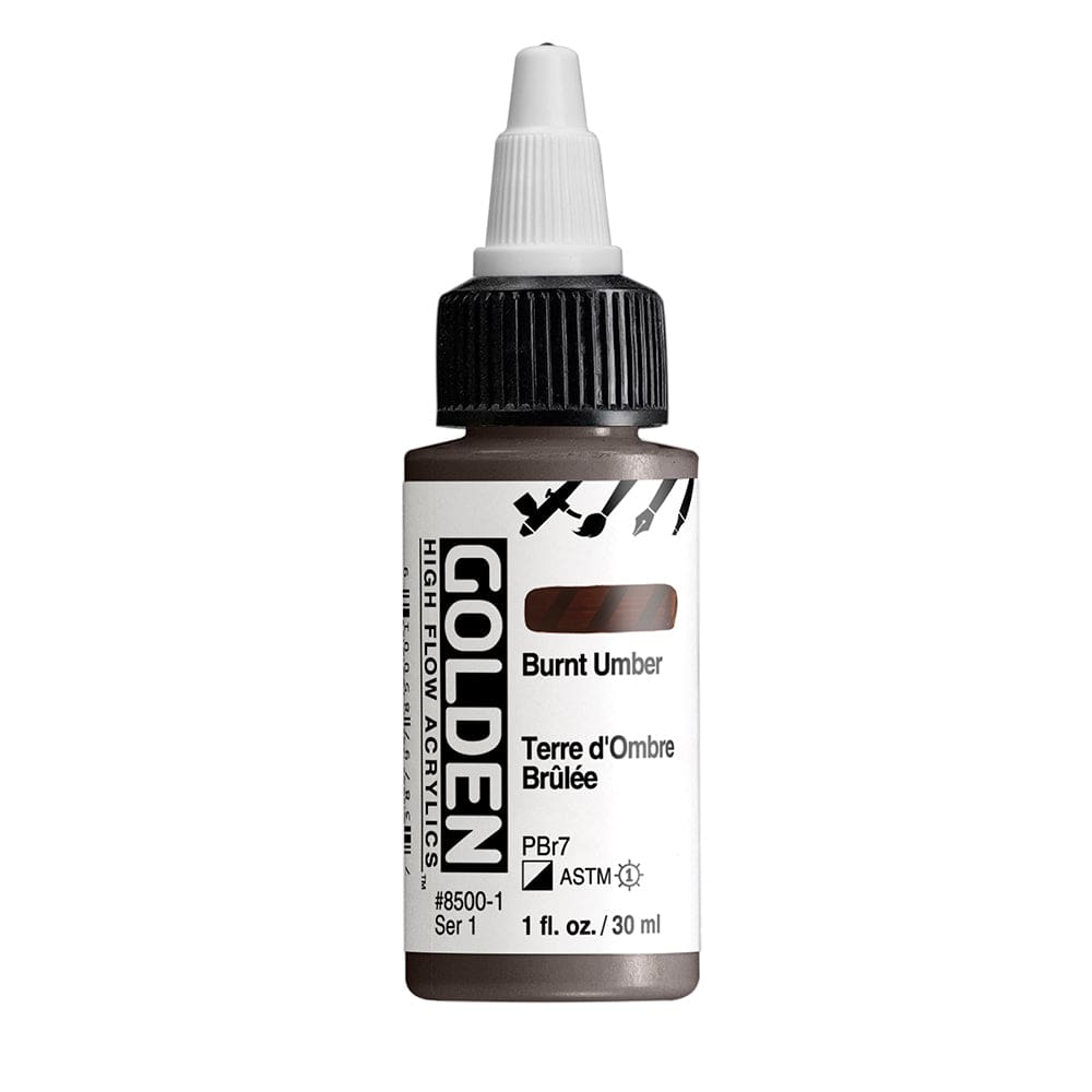 GOLDEN HIGH FLOW GOLDEN 30ml Golden HIGH FLOW Burnt Umber