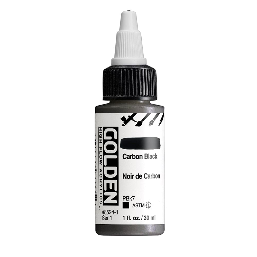 GOLDEN HIGH FLOW GOLDEN 30ml Golden HIGH FLOW Carbon Black