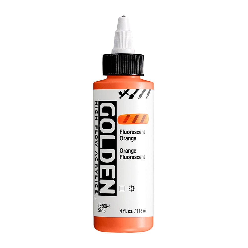 GOLDEN HIGH FLOW GOLDEN 118ml Golden HIGH FLOW Fluorescent Orange