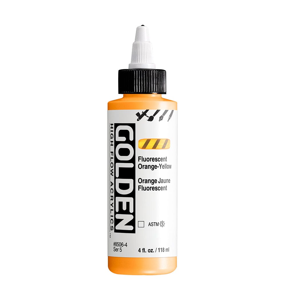 GOLDEN HIGH FLOW GOLDEN 118ml Golden HIGH FLOW Fluorescent Orange-Yellow