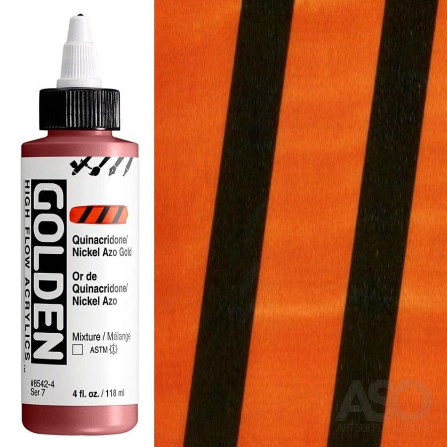 GOLDEN HIGH FLOW GOLDEN Golden HIGH FLOW Quinacridone/Nickel Azo Gold - Discontinued