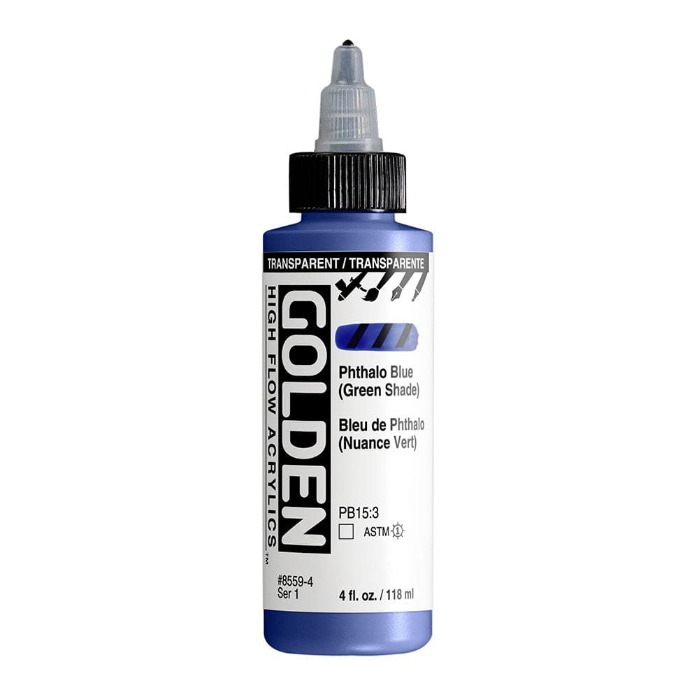 GOLDEN HIGH FLOW GOLDEN 118ml Golden HIGH FLOW Transparent Phthalo Blue (Green Shade)