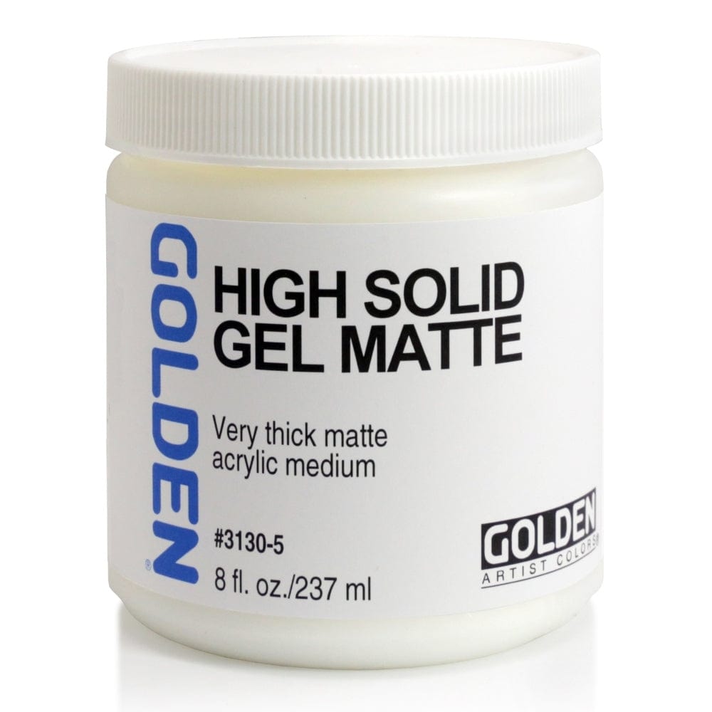 GOLDEN MEDIUMS GOLDEN 236ml Golden High Solid Matte Gel Medium