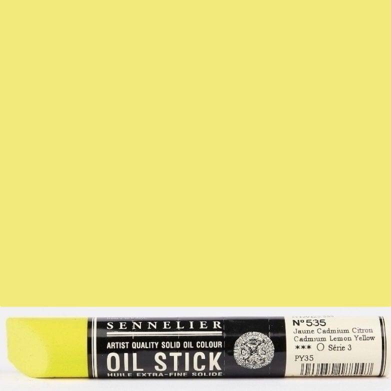 SENNELIER OIL STICKS SENNELIER Sennelier Oil Stick 38ml No.535 Cadmium Lemon Yellow
