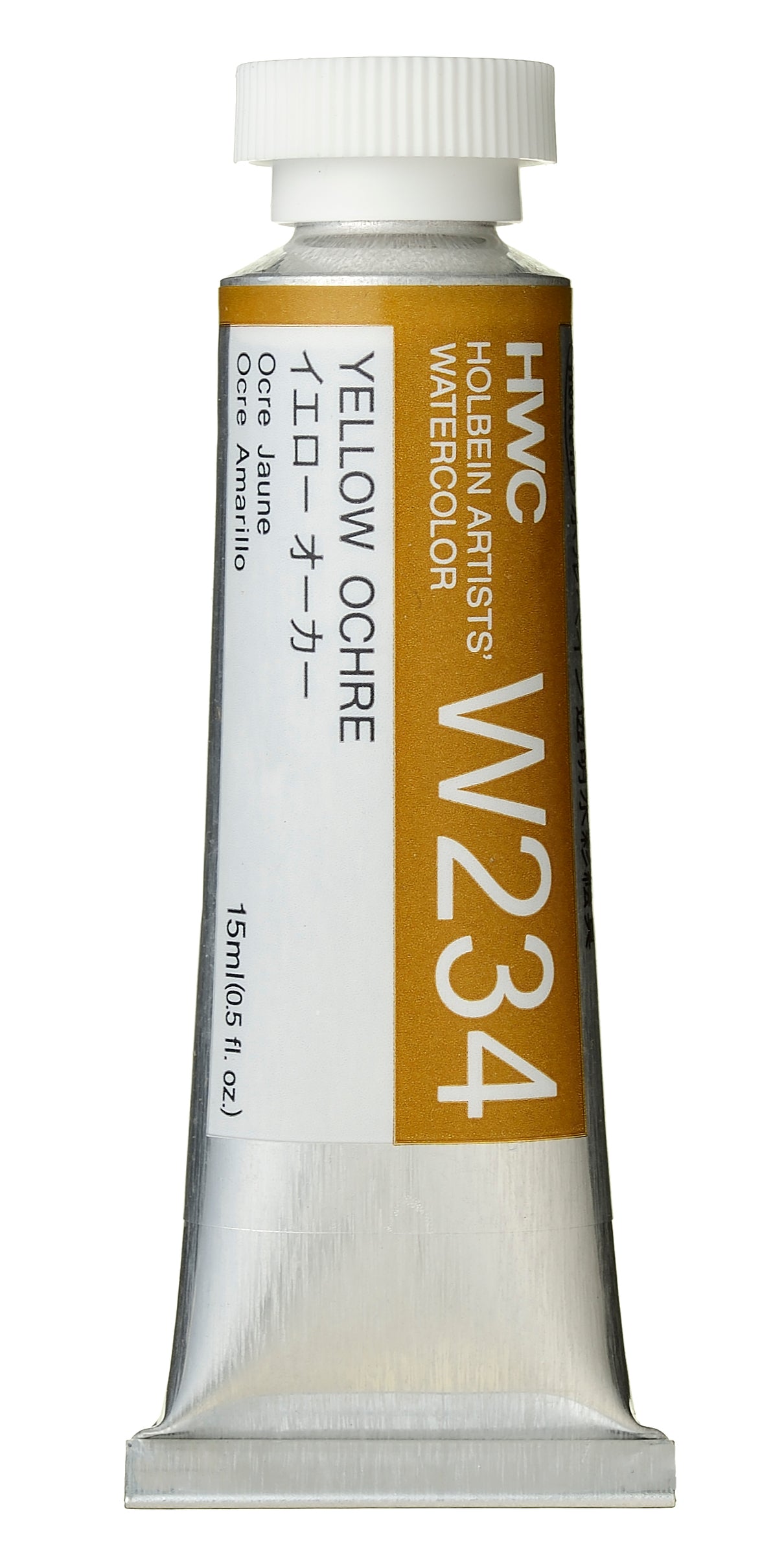 Holbein Watercolour 15ml W234 Yellow Ochre
