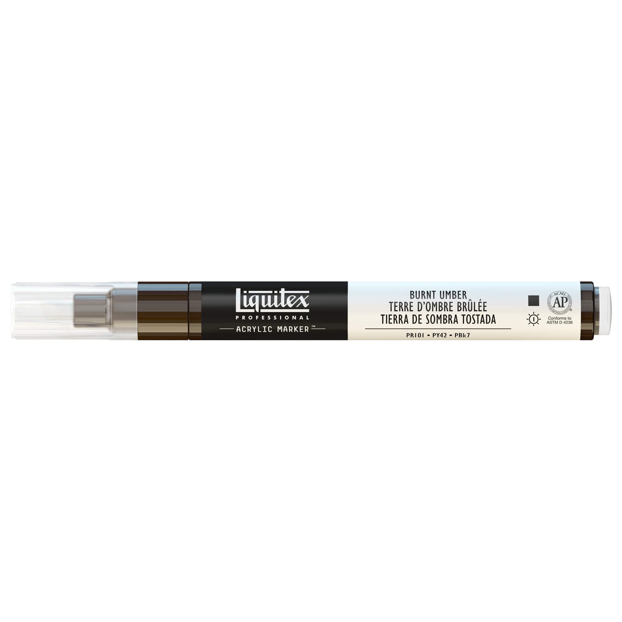 LQX Paint Markers Fine (2-4mm) - Burnt Umber