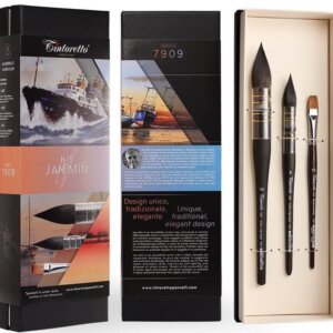 Tintoretto Jan Min 7909 Brush Set of 3 Watercolour Brush Sets are available in-store and online at The PaintBox, home to the widest range of traditional and progressive Art Supplies in Adelaide. At The PaintBox we source and stock quality Art Supplies which we import directly. This means that you have access to a greater variety and pay less. These are perfect for any artists from amateur to professional. It is also perfect for any budget size. Check out our loyalty rewards programme, which makes your artistic ambitions achievable. At these prices why not give these a go. Be sure to check out our other fabulous finds on our website and start saving today. Our knowledgeable staff at The PaintBox can guide you through our carefully selected ranges of Art Supplies for all applications. This is only a small selection of our stock. We sell many brands, weights, and textures, in-store only. Please call 08 8388 7776 to enquire. We offer art tuition too! TINTORETTO JAN MIN WATERCOLOUR BRUSH SETS OF 3 CAN BE DELIVERED ANYWHERE WITHIN AUSTRALIA OR NEW ZEALAND