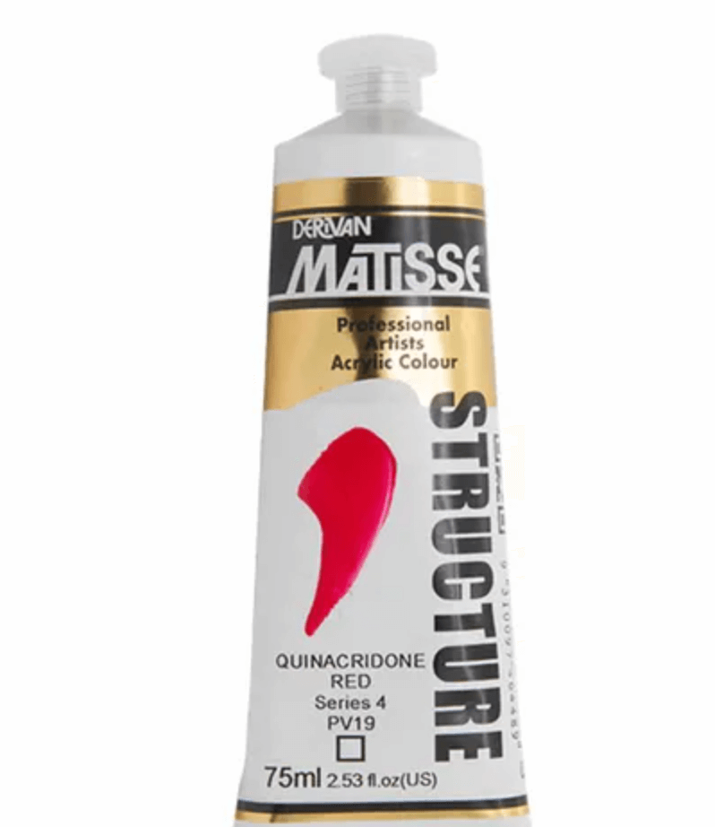 Derivan : Matisse Structure : Acrylic Paint : 75ml : Cadmium