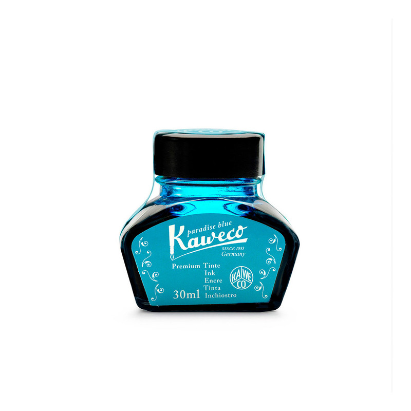 Kaweco Paradise Blue fountain pen ink is available in-store and online at The Paintbox, home of the widest range of traditional and progressive Art Supplies in Adelaide. At The PaintBox we source and stock quality art supplies which we import directly. This means that you have access to a greater variety and pay less. These are perfect for any artists from amateur to professional. It is also perfect for any budget size. Check out our loyalty rewards programme, which makes your artistic ambitions achievable. At these prices why not give these a go. Be sure to check out our other fabulous finds on our website and start saving today. Our knowledgeable staff at The PaintBox can guide you through our carefully selected ranges of art supplies for all applications. This is only a small selection of our stock. We sell many brands, weights, and textures, in-store only. Please call 08 8388 7776 to enquire. We offer art tuition too! KAWEKO FOUNTAIN PEN INK - 30ML PARADISE BLUE CAN BE DELIVERED ANYWHERE WITHIN AUSTRALIA OR NEW ZEALAND