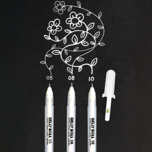 Sakura Gelly Roll white pens are available in-store and online at The Paintbox, home of the widest range of traditional and progressive Art Supplies in Adelaide. At The PaintBox we source and stock quality art supplies which we import directly. This means that you have access to a greater variety and pay less. These are perfect for any artists from amateur to professional. It is also perfect for any budget size. Check out our loyalty rewards programme, which makes your artistic ambitions achievable. At these prices why not give these a go. Be sure to check out our other fabulous finds on our website and start saving today. Our knowledgeable staff at The PaintBox can guide you through our carefully selected ranges of art supplies for all applications. This is only a small selection of our stock. We sell many brands, weights, and textures, in-store only. Please call 08 8388 7776 to enquire. We offer art tuition too! ALSO THESE SAKURA GELLY ROLL WHITE PENS CAN BE DELIVERED ANYWHERE WITHIN AUSTRALIA OR NEW ZEALAND