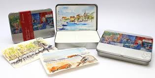 Hahnemuhle Watercolour Postcards Travel Tins are is available in-store and online at The Paintbox, home of the widest range of traditional and progressive Art Supplies in Adelaide. At The PaintBox we source and stock quality art supplies which we import directly. This means that you have access to a greater variety and pay less. These are perfect for any artists from amateur to professional. It is also perfect for any budget size. Check out our loyalty rewards programme, which makes your artistic ambitions achievable. At these prices why not give these a go. Be sure to check out our other fabulous finds on our website and start saving today. Our knowledgeable staff at The PaintBox can guide you through our carefully selected ranges of art supplies for all applications. This is only a small selection of our stock. We sell many brands, weights, and textures, in-store only. Please call 08 8388 7776 to enquire. We offer art tuition too! HAHNEMUHLE WATERCOLOUR POSTCARD TRAVEL TINS CAN BE DELIVERED ANYWHERE WITHIN AUSTRALIA OR NEW ZEALAND