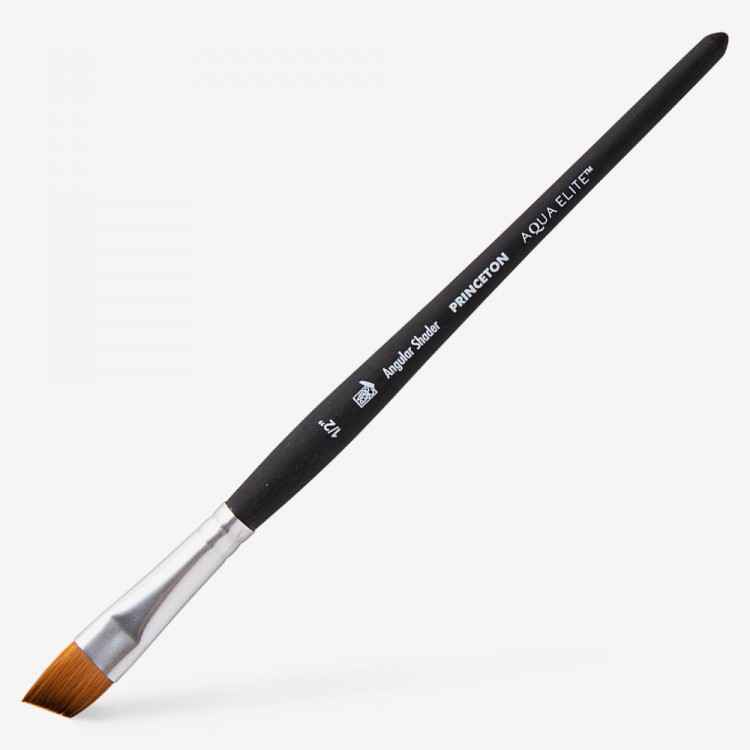 Princeton Aqua-Elite Series 4850 Synthetic Kolinsky Sable Brush 1/4 Angle  Shader