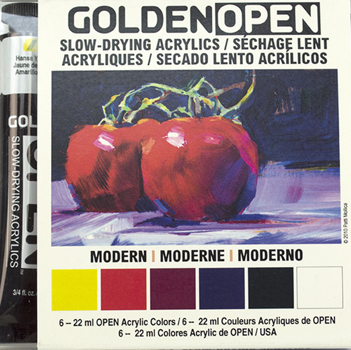 Golden Open Acrylic Colour Introduction Modern Sets are available in-store and online at The PaintBox, home to the widest range of traditional and progressive Art Supplies in Adelaide. At The PaintBox we source and stock quality Art Supplies which we import directly. This means that you have access to a greater variety and pay less. These are perfect for any artists from amateur to professional. It is also perfect for any budget size. Check out our loyalty rewards programme, which makes your artistic ambitions achievable. At these prices why not give these a go. Be sure to check out our other fabulous finds on our website and start saving today. Our knowledgeable staff at The PaintBox can guide you through our carefully selected ranges of Art Supplies for all applications. This is only a small selection of our stock. We sell many brands, weights, and textures, in-store only. Please call 08 8388 7776 to enquire. We offer art tuition too! GOLDEN OPEN ACRYLIC INTRODUCTION MODERN SETS CAN BE DELIVERED ANYWHERE WITHIN AUSTRALIA OR NEW ZEALAND