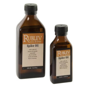 We have included detailed notes on the use and application of Rublev Spike Oil below, please scroll down to the bottom of this page to have a read. Rublev Spike Oil is available in-store and online at The PaintBox, home to the widest range of traditional and progressive Art Supplies in Adelaide. At The PaintBox we source and stock quality Art Supplies which we import directly. This means that you have access to a greater variety and pay less. These are perfect for any artists from amateur to professional. It is also perfect for any budget size. Check out our loyalty rewards programme, which makes your artistic ambitions achievable. At these prices why not give these a go. Be sure to check out our other fabulous finds on our website and start saving today. Our knowledgeable staff at The PaintBox can guide you through our carefully selected ranges of Art Supplies for all applications. This is only a small selection of our stock. We sell many brands, weights, and textures, in-store only. Please call 08 8388 7776 to enquire. We offer art tuition too! RUBLEV SPIKE OIL CAN BE DELIVERED ANYWHERE WITHIN AUSTRALIA OR NEW ZEALAND