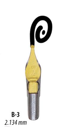 SPEEDBALL BROAD ROUND NIBS B SERIES THE PAINTBOX