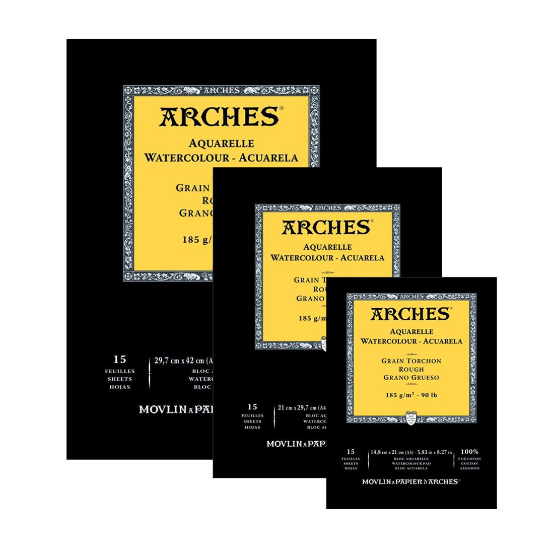 Arches Rough 185gsm Watercolour Pads are available in-store and online at The Paintbox, home of the widest range of traditional and progressive Art Supplies in Adelaide.