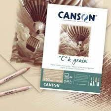 Canson "C" à grain yellow ochre paper packs are available in-store and online at The PaintBox, home to the widest range of traditional and progressive Art Supplies in Adelaide. 