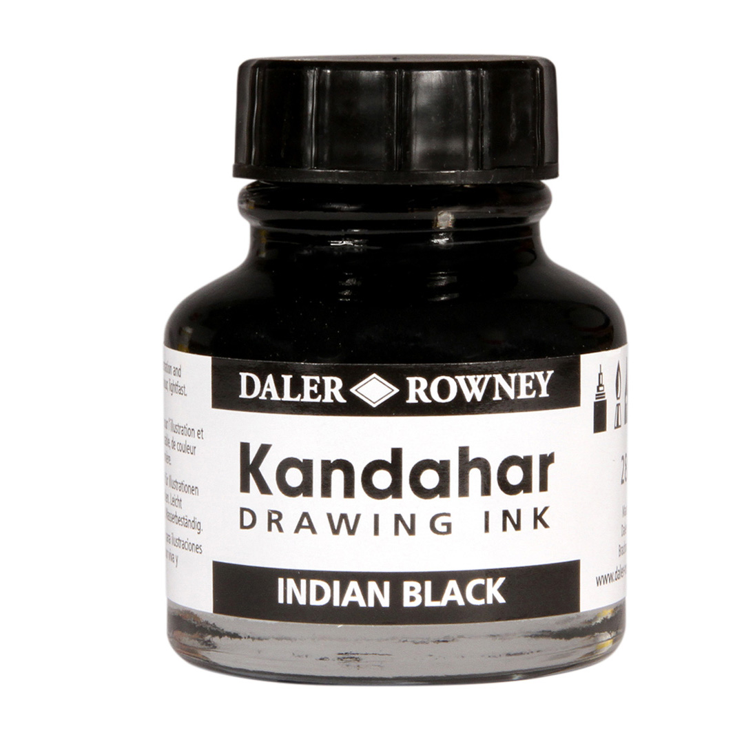 Daler-Rowney Kandahar Black Indian Drawing Ink is is available in-store and online at The PaintBox, home to the widest range of traditional and progressive Art Supplies in Adelaide. 