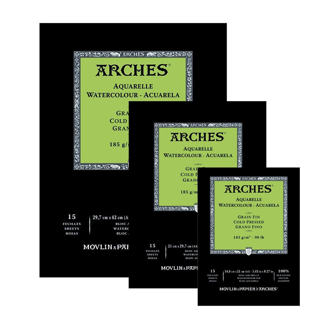 Arches Cold Pressed 185gsm Watercolour Pads are available in-store and online at The Paintbox, home of the widest range of traditional and progressive Art Supplies in Adelaide. At The PaintBox we source and stock quality art supplies which we import directly.