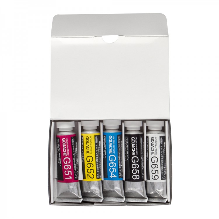 Holbein Artists' Gouache Primary Mixing Sets are available in-store and online at The PaintBox, home to the widest range of traditional and progressive Art Supplies in Adelaide.