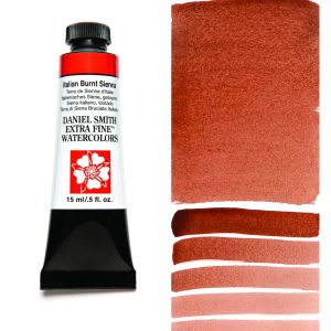 Daniel Smith ITALIAN BURNT SIENNA Watercolour and all your other Discount Art Supplies are available online and in store at The PaintBox in the Adelaide Hills and can be delivered anywhere in Australia or New Zealand.