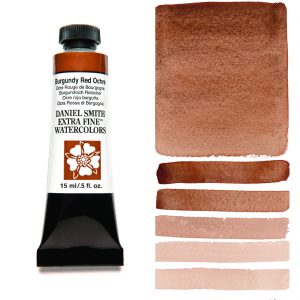 Daniel Smith BURGUNDY RED OCHRE Watercolour and all your other Discount Art Supplies are available online and in store at The PaintBox in the Adelaide Hills and can be delivered anywhere in Australia or New Zealand.