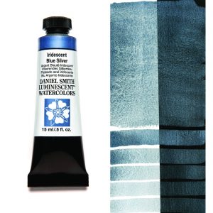 Daniel Smith IRIDESCENT BLUE SILVER Watercolour and all your other Discount Art Supplies are available online and in store at The PaintBox in the Adelaide Hills and can be delivered anywhere in Australia or New Zealand.
